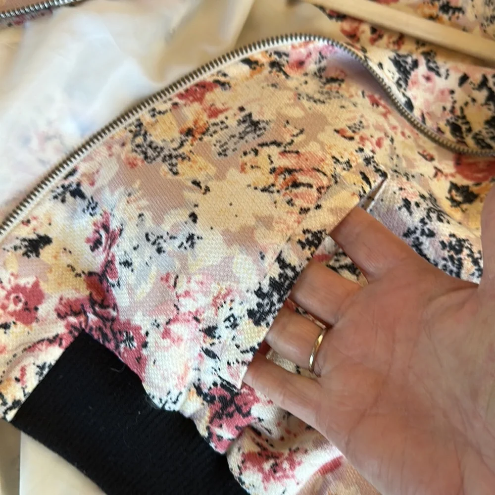 Jolt Floral Zippered Jacket